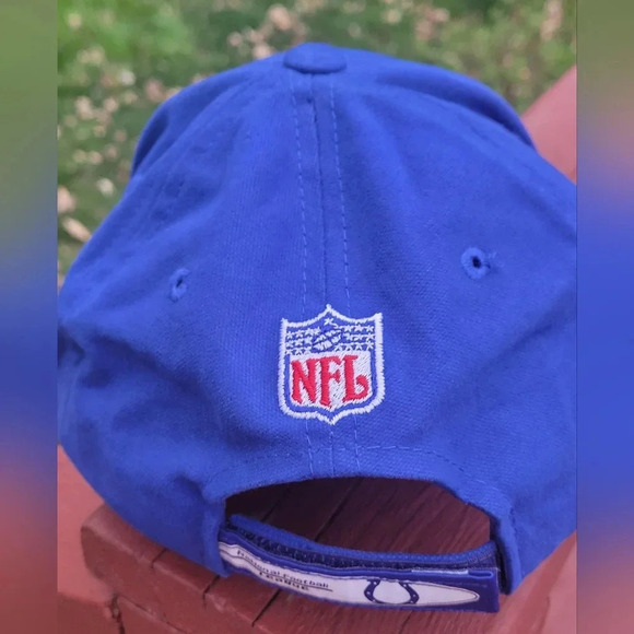 Indianapolis Colts Reebok NFL ProLine Authentic Hat adjustable velcro strap Blue - Picture 9 of 12
